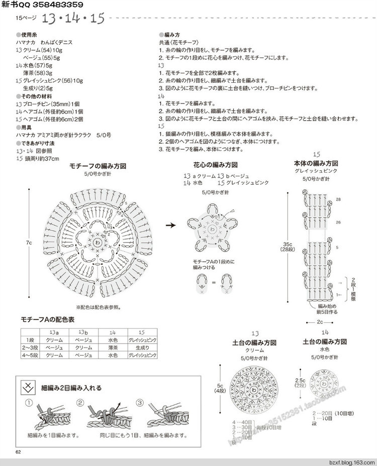 [日]兒童針織詳細(xì)教程キッズの手編み - 編織幸福 - 編織幸福的博客