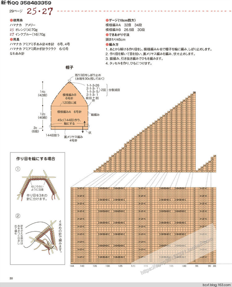 [日]兒童針織詳細(xì)教程キッズの手編み - 編織幸福 - 編織幸福的博客