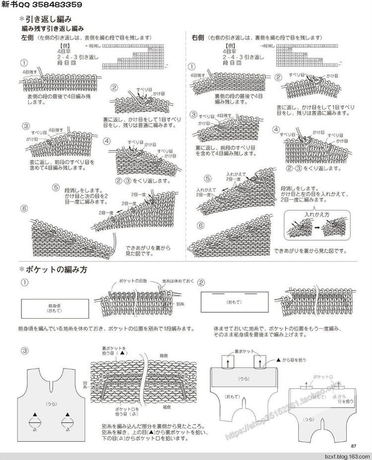 [日]兒童針織詳細(xì)教程キッズの手編み - 編織幸福 - 編織幸福的博客