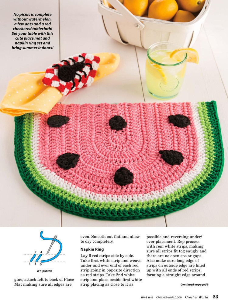 Crochet World June 2017 - 輕描淡寫 - 輕描淡寫