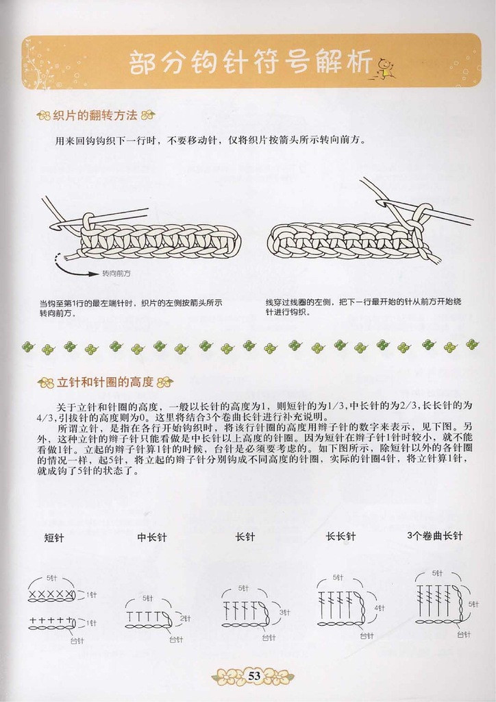 鉤針編織符號(hào)詳解 - 紫蘇 - 紫蘇的博客