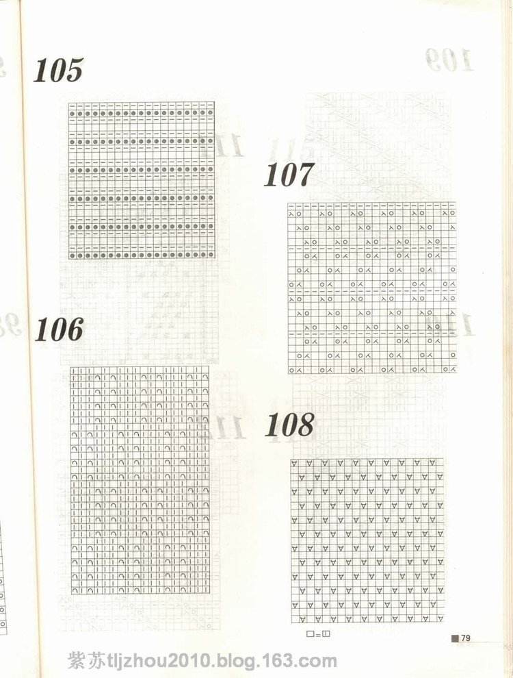 Knitting patterns---棒針花樣專輯（2） - 紫蘇 - 紫蘇的博客