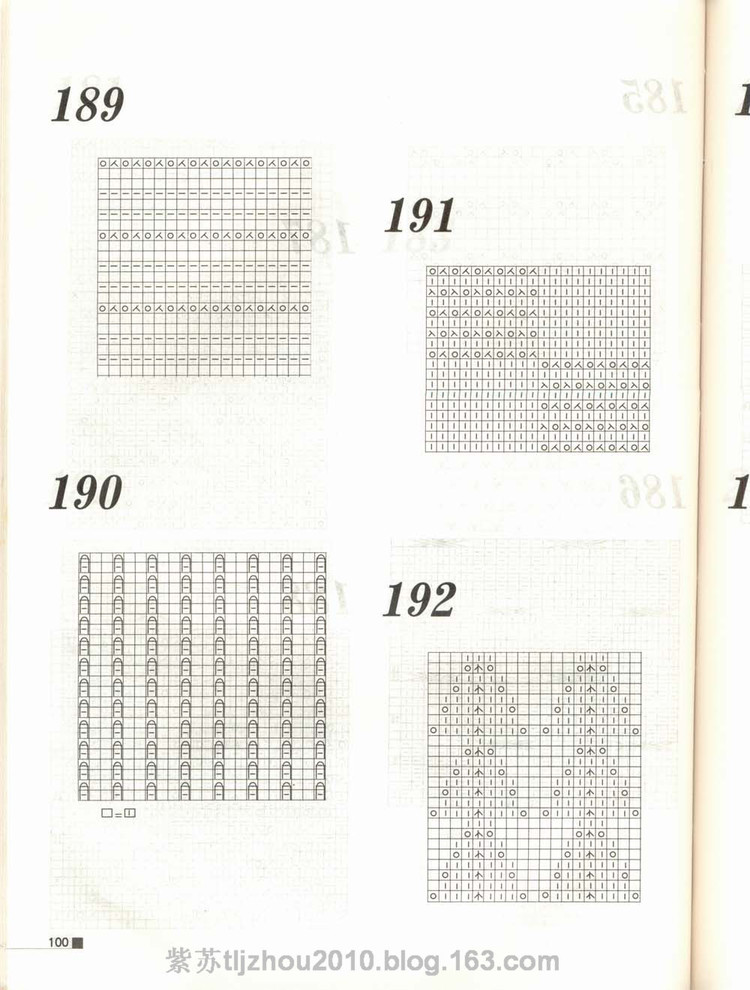 Knitting patterns---棒針花樣專輯（2） - 紫蘇 - 紫蘇的博客