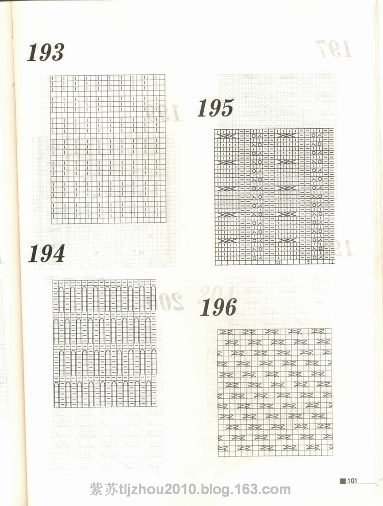 Knitting patterns---棒針花樣專輯（2） - 紫蘇 - 紫蘇的博客