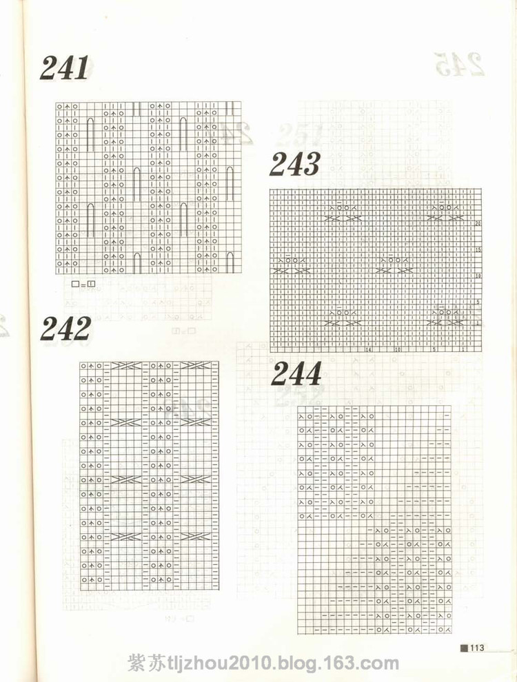 Knitting patterns---棒針花樣專輯（2） - 紫蘇 - 紫蘇的博客