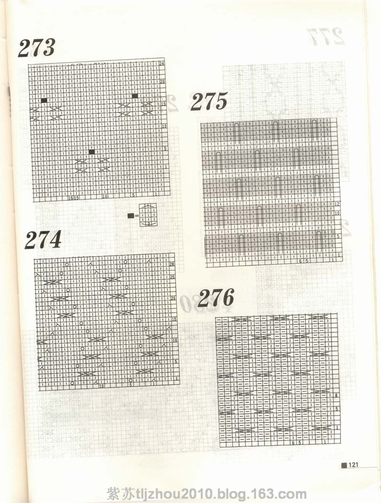 Knitting patterns---棒針花樣專輯（2） - 紫蘇 - 紫蘇的博客