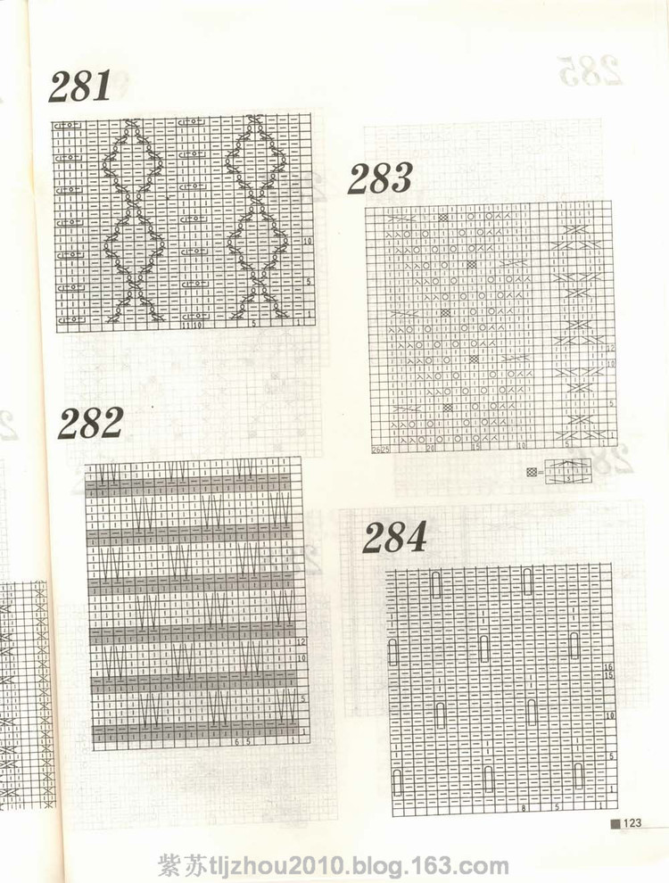 Knitting patterns---棒針花樣專輯（2） - 紫蘇 - 紫蘇的博客