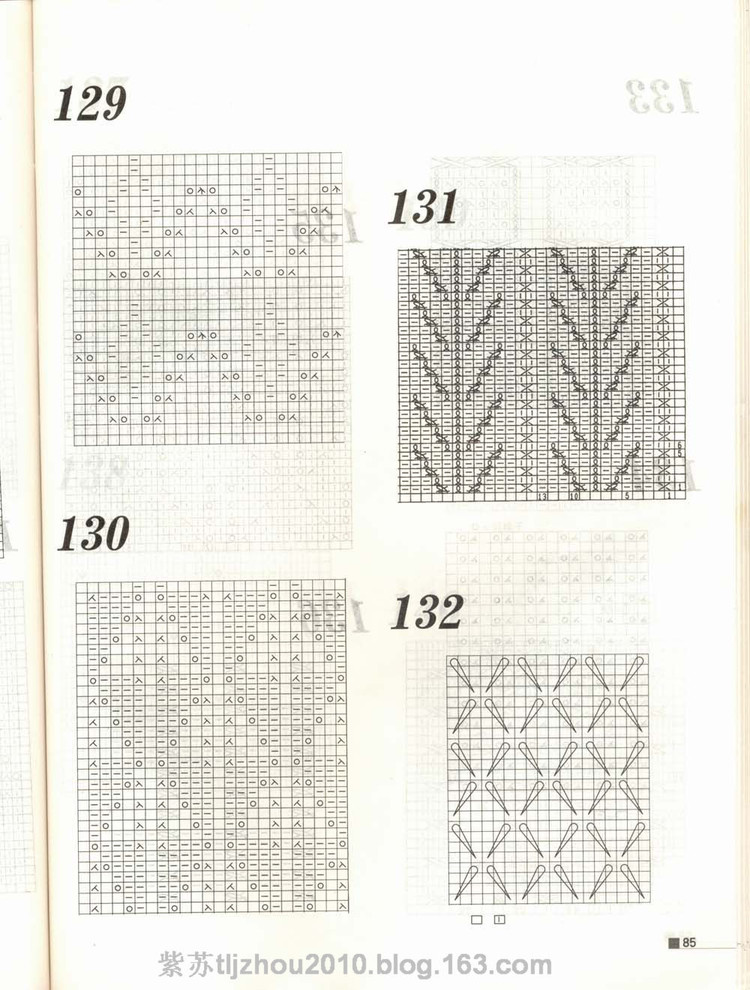 Knitting patterns---棒針花樣專輯（2） - 紫蘇 - 紫蘇的博客