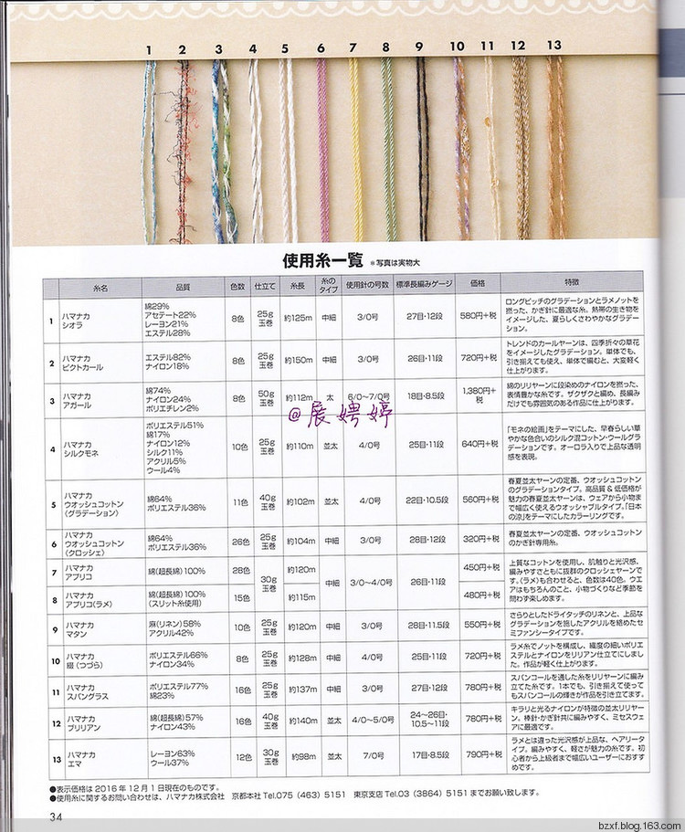 Let’s Knit series NV80537鉤針春夏 2017 - 編織幸福 - 編織幸福的博客