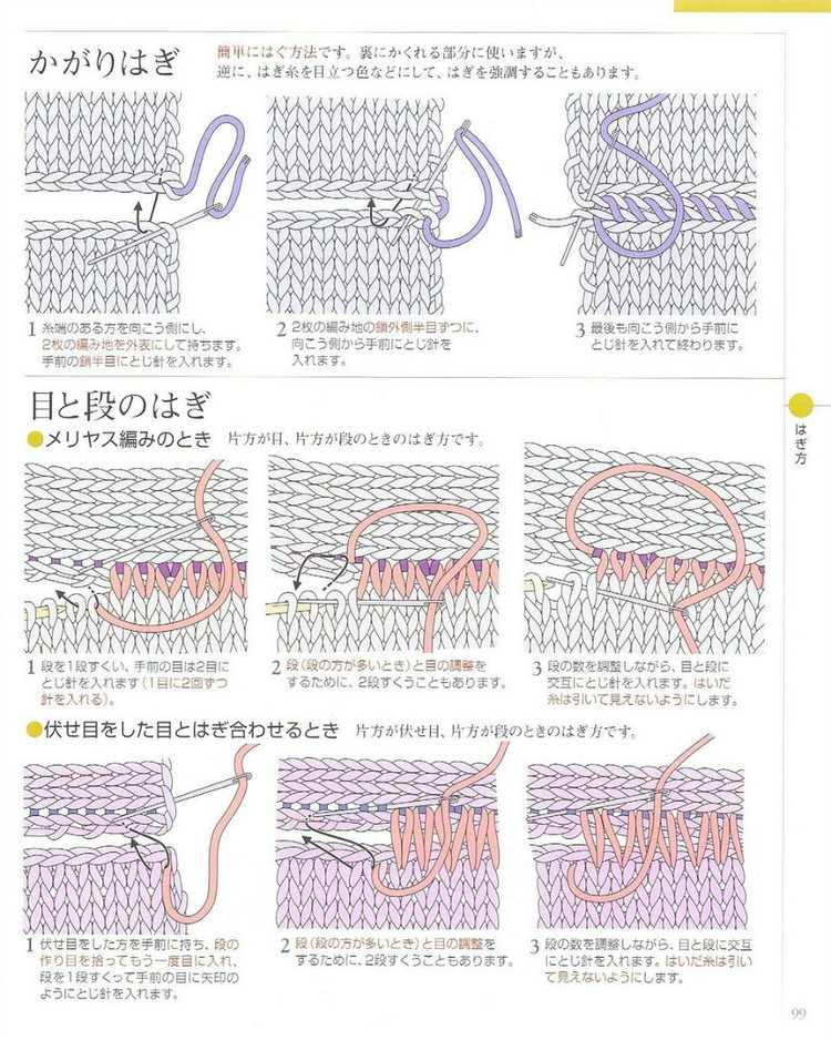 日文 棒針編織基礎(chǔ)大全  (2) - 紫蘇 - 紫蘇的博客