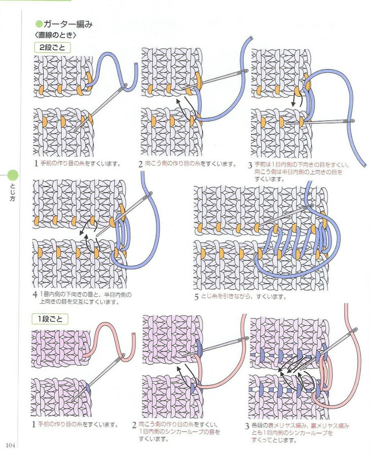 日文 棒針編織基礎(chǔ)大全  (2) - 紫蘇 - 紫蘇的博客