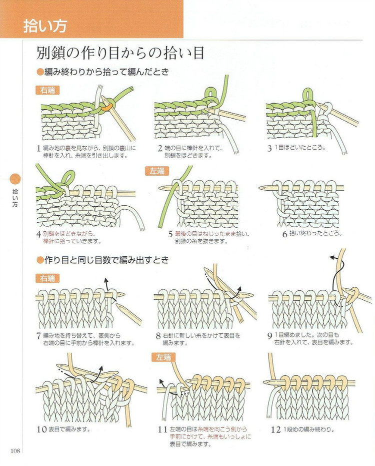 日文 棒針編織基礎(chǔ)大全  (2) - 紫蘇 - 紫蘇的博客