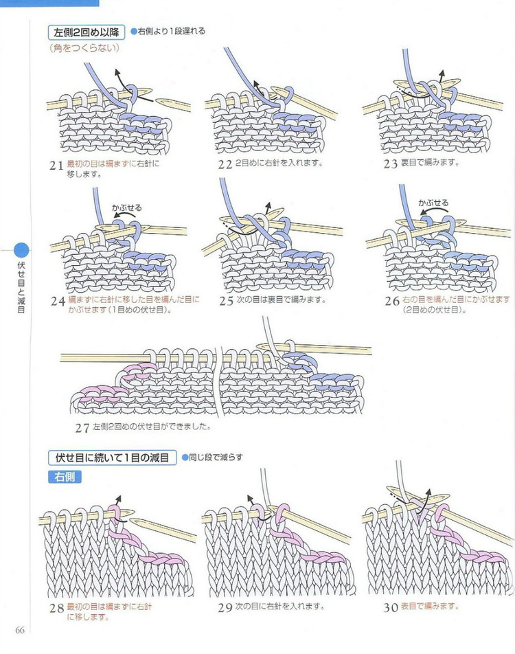 日文 棒針編織基礎(chǔ)大全  (2) - 紫蘇 - 紫蘇的博客